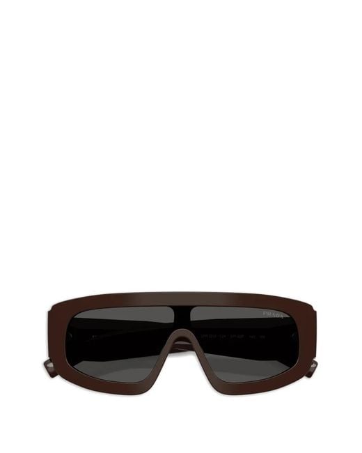 Prada Black Logo-Detail Sunglasses for men