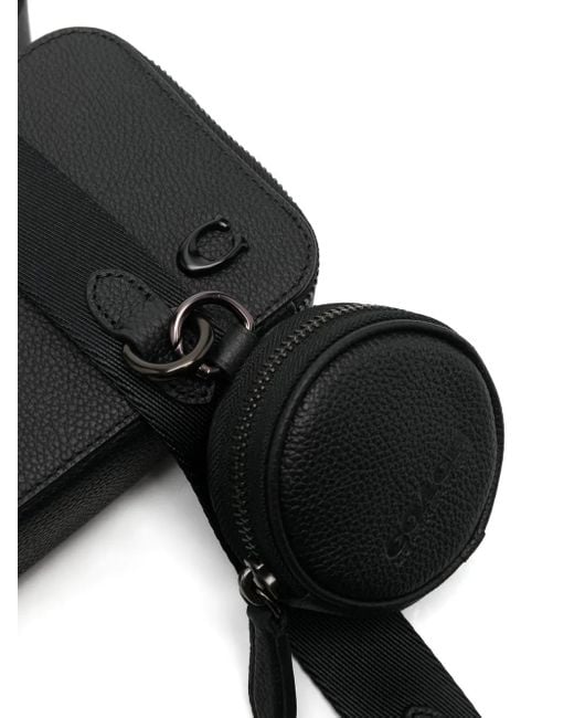 Tracolla Sottile Charter di COACH in Black da Uomo