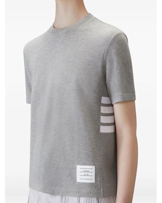 Thom Browne 4bar Tシャツ Gray