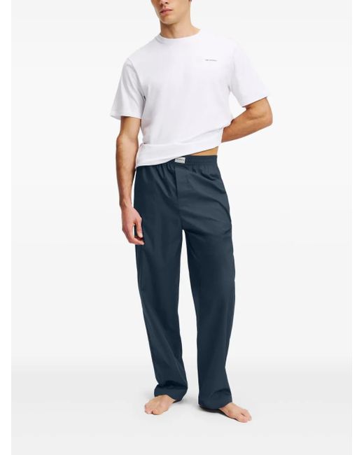 メンズ Karl Lagerfeld ショートスリーブ パジャマ White