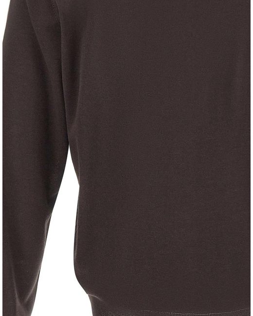 FILIPPO DE LAURENTIIS Gray V-Neck Button-Up Cardigan for men