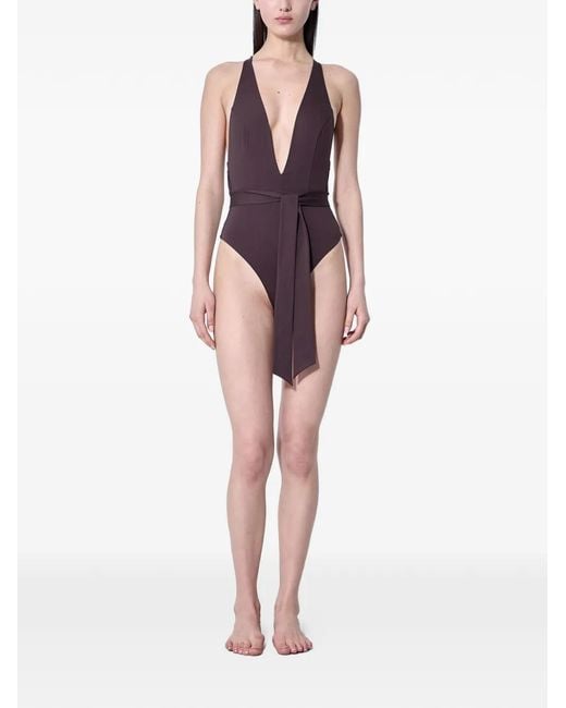 Max Mara Cristel Badpak in het Purple