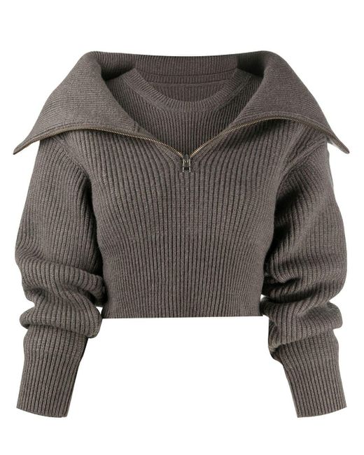 Jacquemus Risoul Half-zip Jumper in 