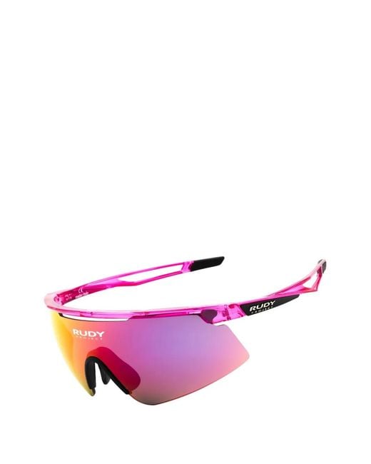 Rudy Project Pink Shield-Frame Sunglasses