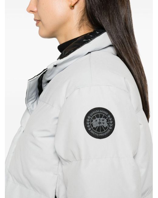 Canada Goose White Grandview Jacket