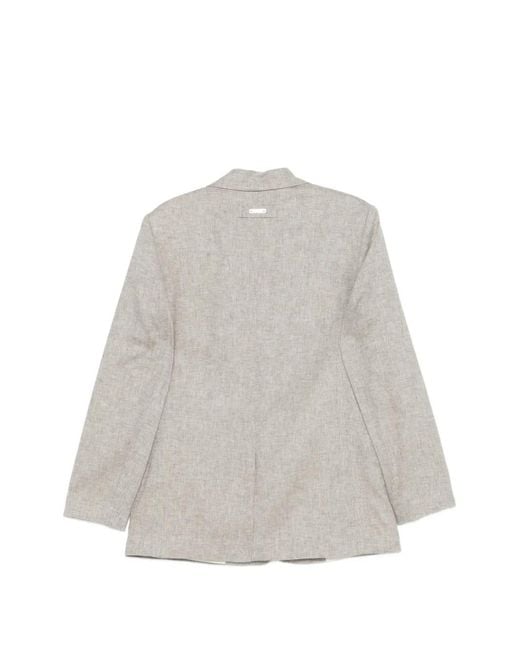 Iceberg White Single-Breasted Blazer