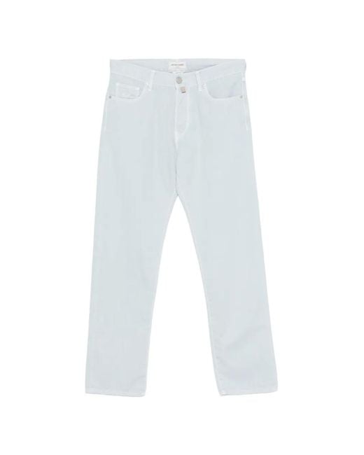 Jacob Cohen White Edo Cotton Jeans for men