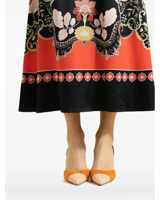 Manolo Blahnik Orange Capsli Slingback Pumps