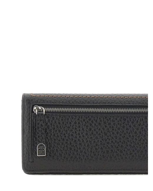 Gianni Chiarini Gray Logo-Print Wallet