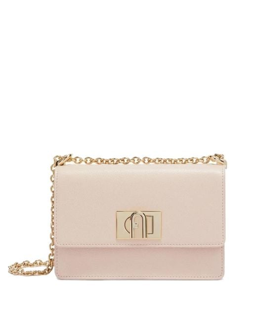 Furla Natural Chain-Strap Shoulder Bag