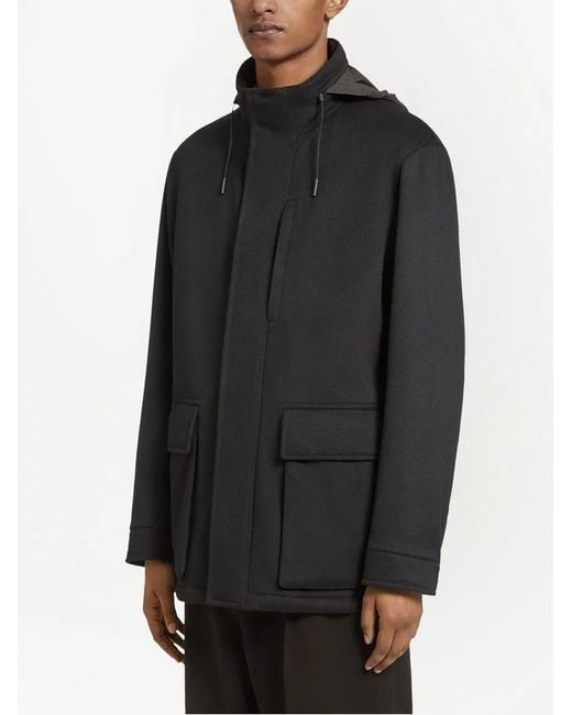 Zegna Black Elements Vetta Oasi Cashmere Over Jacket for men