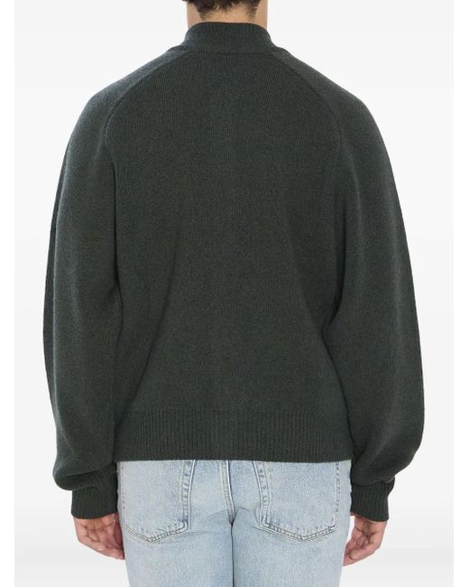 Jacquemus Green Pallone Cardigan Sweater for men