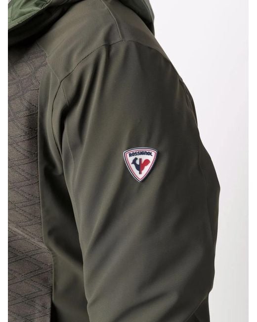 Rossignol Black Hooded Panelled Jacket for men