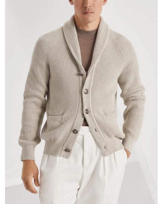 Brunello Cucinelli Gray Sweaters for men
