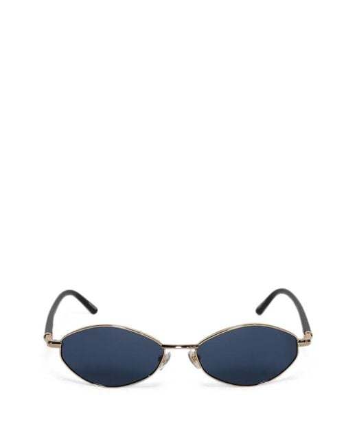 Jacquemus Blue Geometric-Frame Sunglasses for men