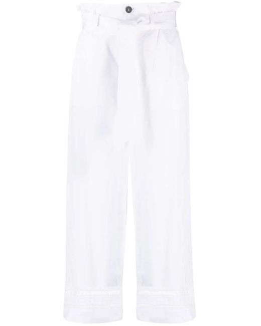 Lorena Antoniazzi Broek Met Ceintuur in het White