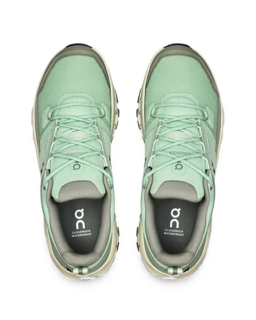On Shoes Green Cloudrock Waterproof Sneakers
