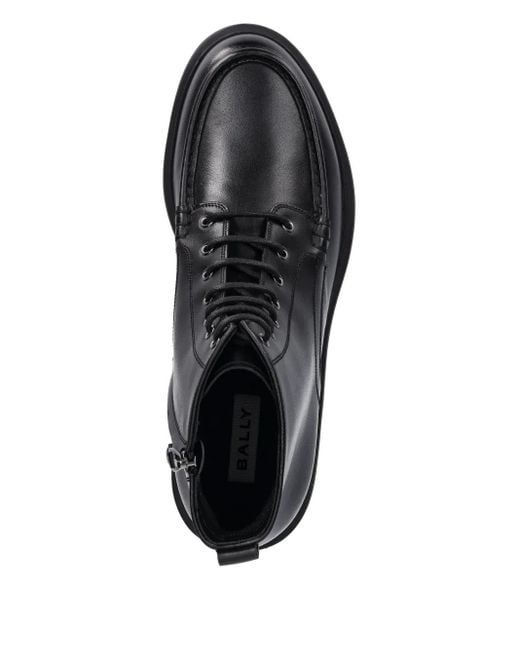 Bally Black Leather Boots for men