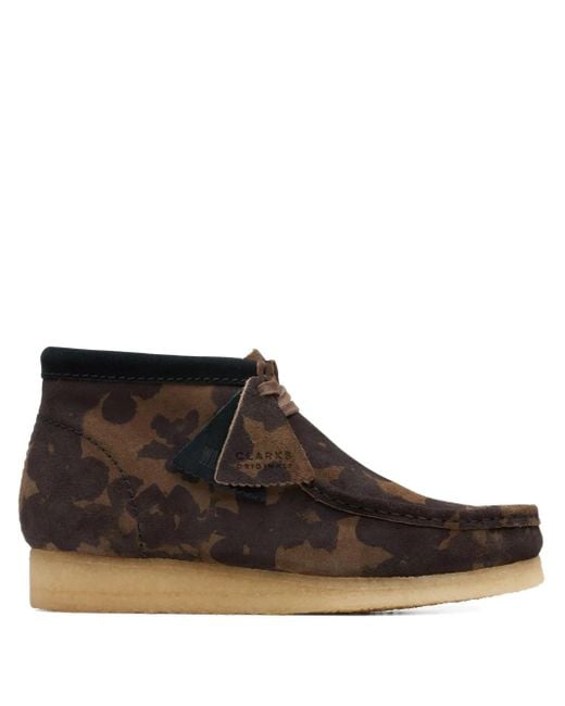 Clarks Brown Wallabee /Khaki" Boots for men