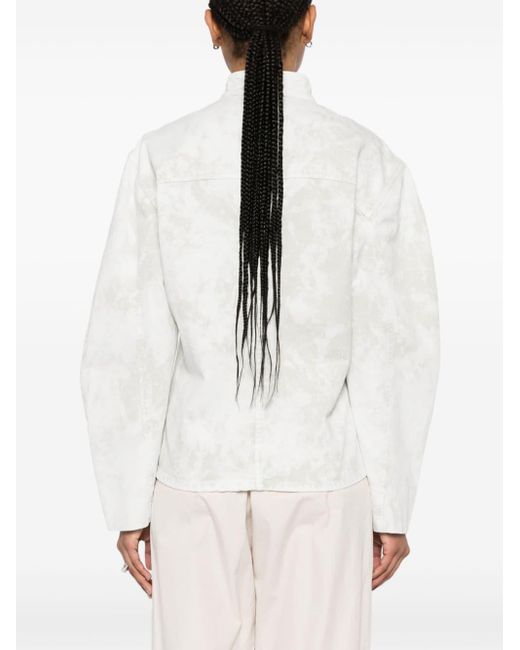Lemaire White Curved Jacket