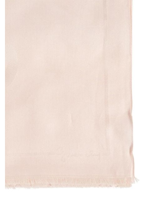 Givenchy Natural Fringed Scarf