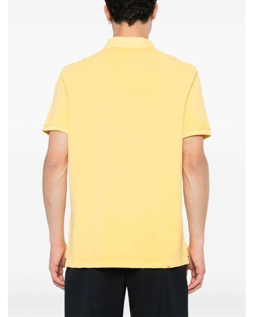 Polo con ricamo di Polo Ralph Lauren in Yellow da Uomo