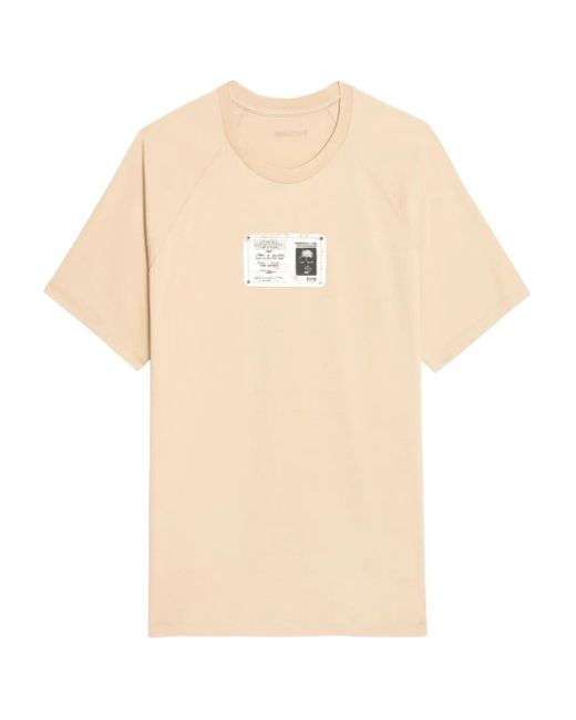 Zadig & Voltaire Natural Torry Graphic-Print T-Shirt for men