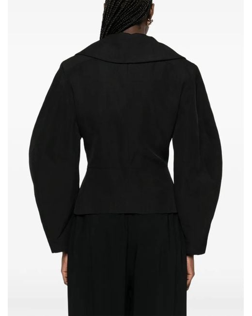 LIBEROWE Black Jiani Double-Breasted Jacket