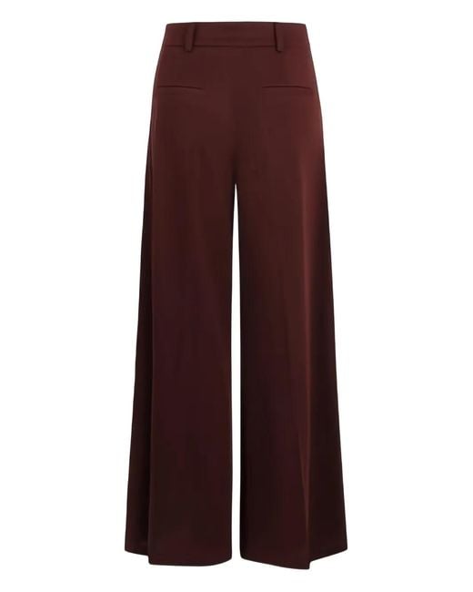 Max Mara Purple Pleated Trousers