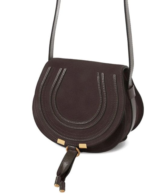 Chloé Brown Saddle Marcie Bag