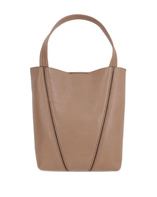 Chloé Brown Leather Tote Bag
