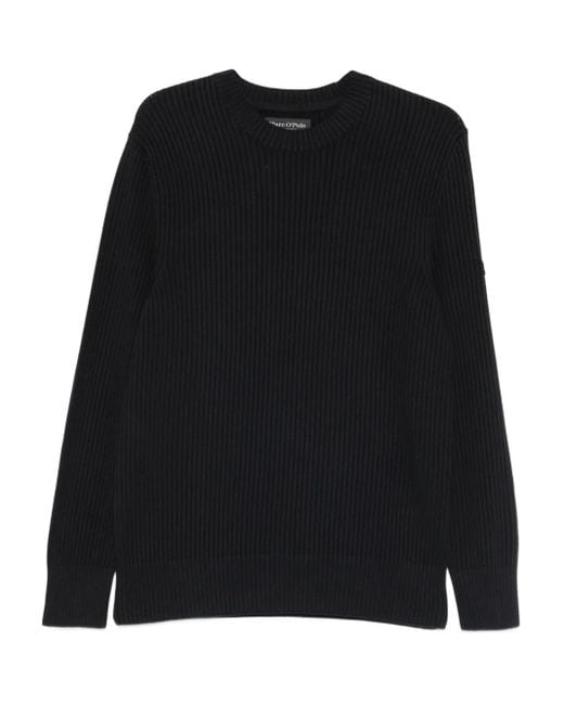 Marc O' Polo Black Ribbed Sweater for men