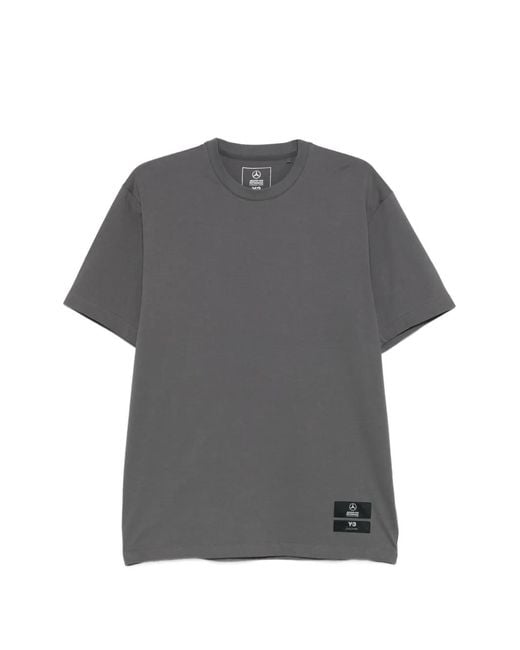 Y-3 Gray X Amg Petronas F1 Team Logo T-Shirt for men