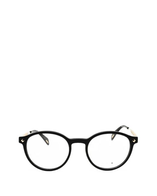 Police Black Round-Frame Glasses for men