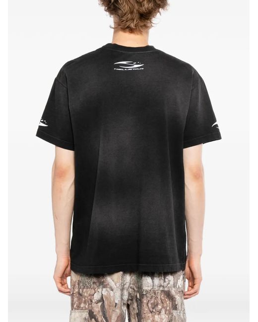 HELLSTAR Black Graphic T-Shirt for men