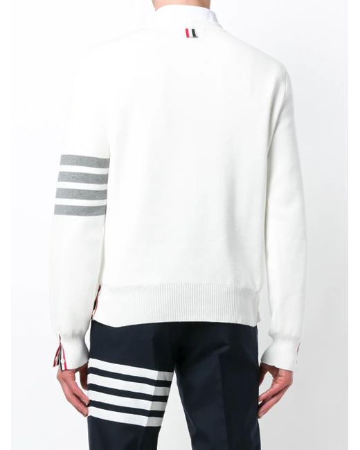 Thom Browne White Crewneck for men