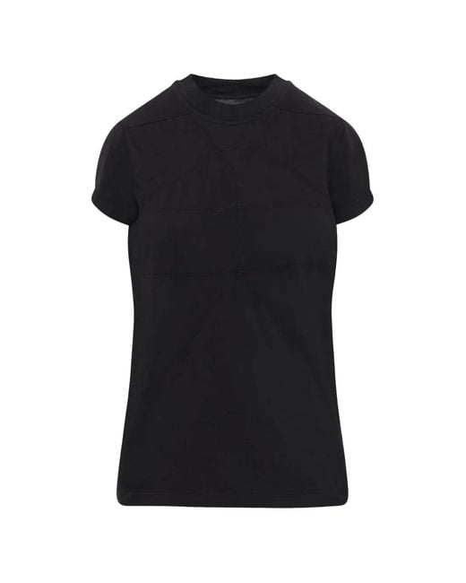 Rick Owens Black Crew-Neck Short-Sleeve T-Shirt