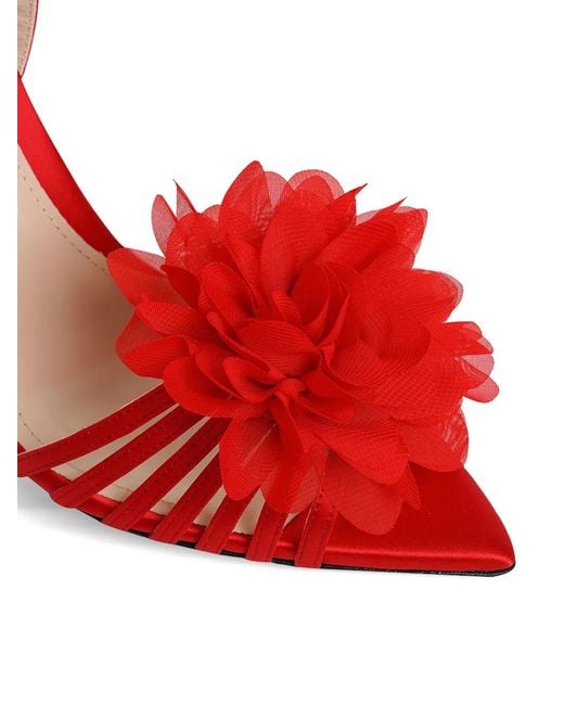 Ginissima Red Julia Heeled Sandals