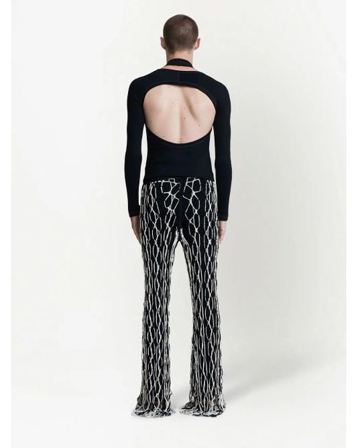 Top Modular Con Espalda Abierta Dion Lee de color Black
