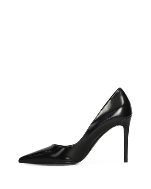 Chantal Black Pointed-Toe Pumps