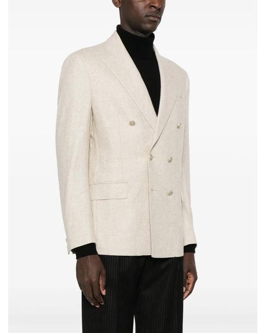 Eleventy Natural Mélange-Effect Blazer for men