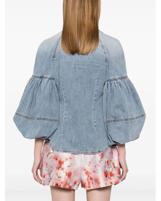 Zimmermann デニムブラウス Blue