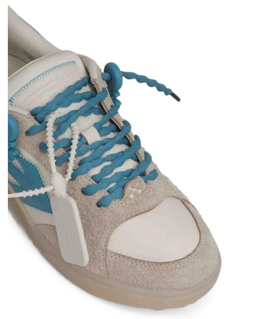 Off-White c/o Virgil Abloh Blue Arrows-Patch Sneakers for men