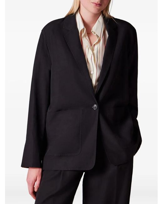 Paul Smith Black Single-Button Blazer