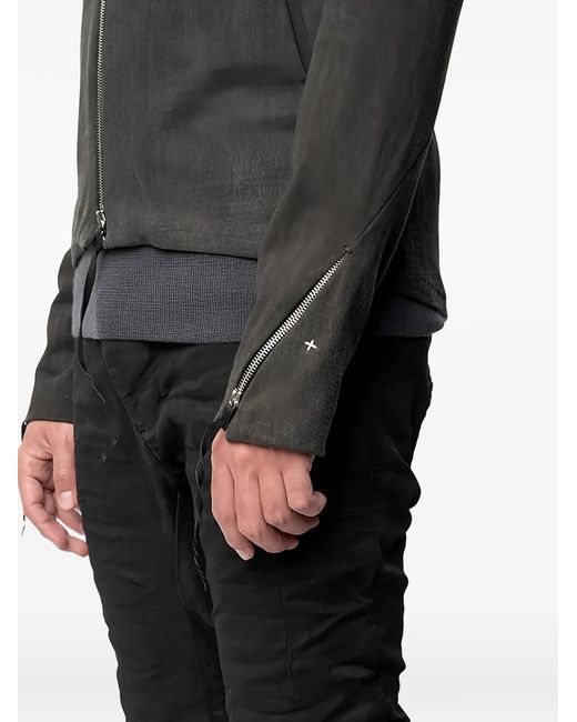 Ma+ Gray Detachable-Hooded Jacket for men