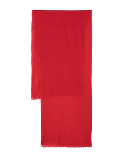 Polo Ralph Lauren Semi-doorzichtige Sjaal in het Red