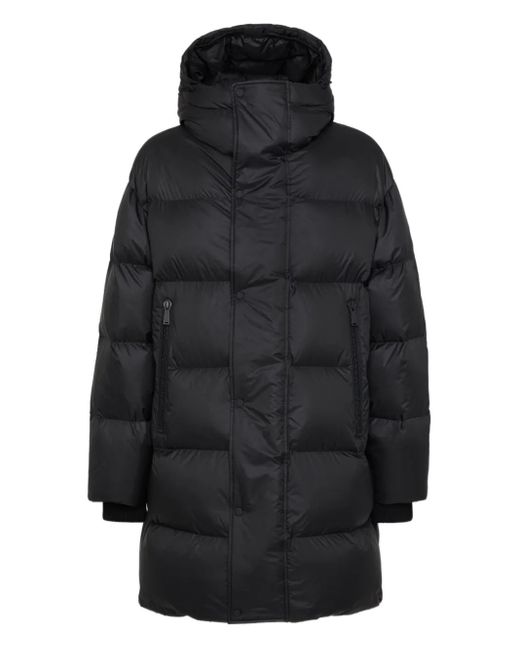 DSquared² Black Hooded Padded Coat for men