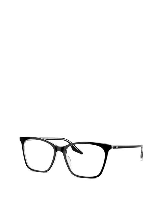 Ray-Ban Black Square-Frame Glasses