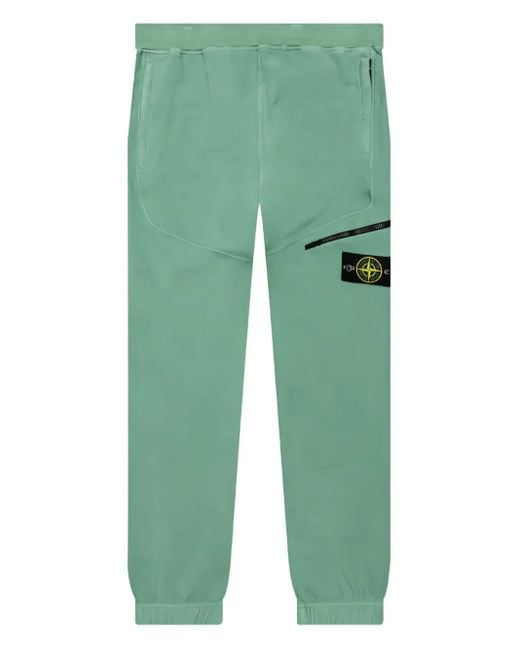 Stone Island Trainingsbroek Met Compass-Logopatch in het Green voor heren