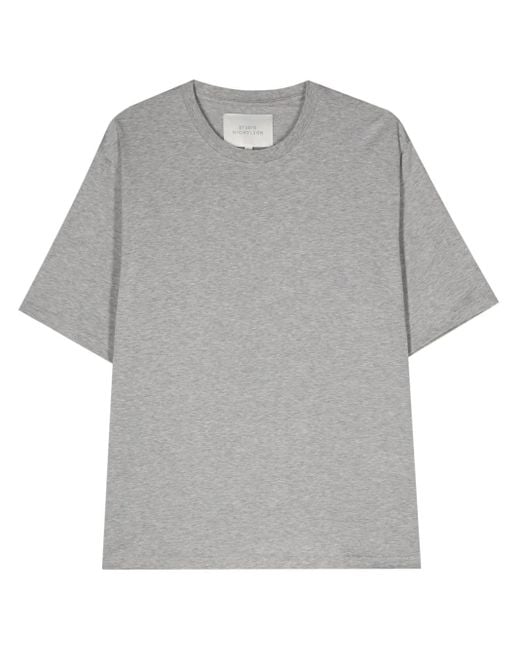 Studio Nicholson Gray Bric Jersey T-Shirt for men